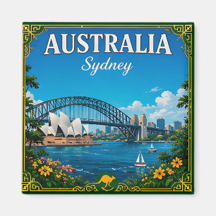 Íman 🌏 Sydney Austrália Memória Do Porto 🌏