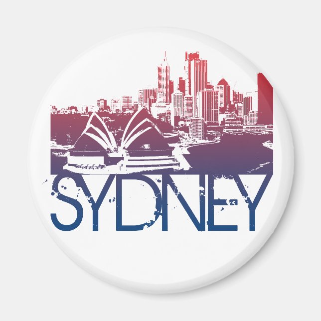 Íman Sydney Skyline Design (Frente)
