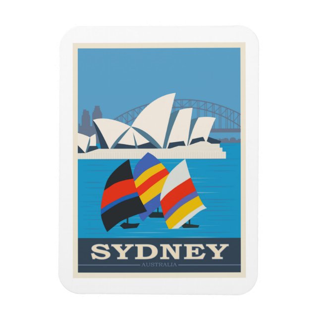 Íman Sydney, Viagens vintage da Austrália (Vertical)