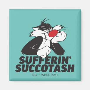 Íman SYLVESTER™ "Sofrendo Succotash" Mal-humorado