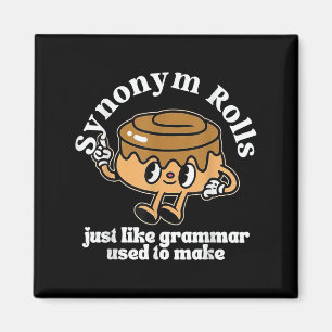 Íman Synonyls Rolls Grammar Pun Estilo Vintage