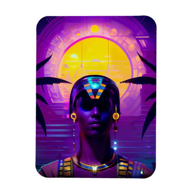 Íman Synthwave Pharaoh (Vertical)