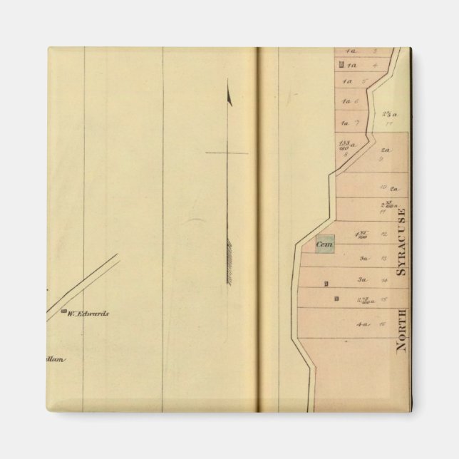 Íman Syracuse com Carletonville (Frente)