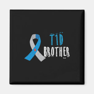 Íman T1d Brother Blue Ribbon Type 1 Sensibilização para