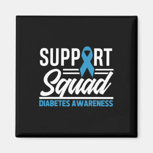 Íman T1d Guerreiro T2d Suporte à Diabetes de Esquadrão