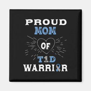 Íman T1D Orgulho Mãe Diabetes Sensibilização Tipo 1 Ins