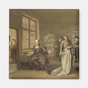 Íman T32334 o comprador no comerciante da roupa, 1690