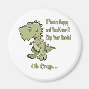 Íman T-Rex feliz