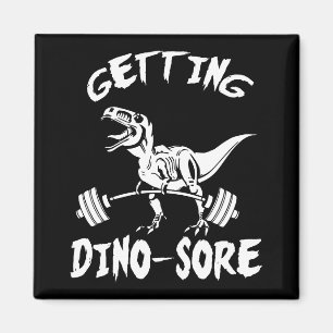 Íman T-Rex, Obtendo Dino Sore, Engraçado, Cartoon, Work