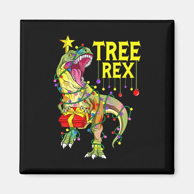 Íman T-Rex! Paleontólogo de Natal Engraçado  (Frente)