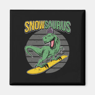 Íman T-rex Snowboard Dinossaur Snowboard