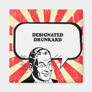 Íman T-shirt DESIGNADO do DRUNKARD