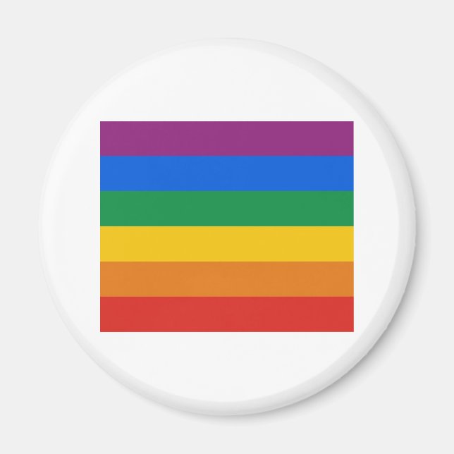 Íman T-shirt do orgulho gay Flag (Frente)
