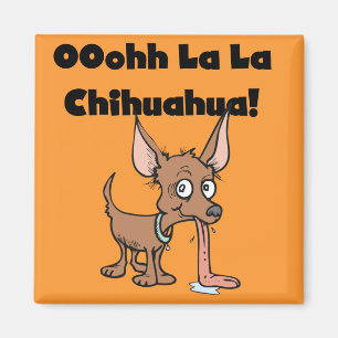 Íman T-shirt e presentes da chihuahua do La do La de