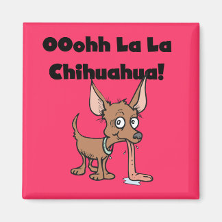 Íman T-shirt e presentes da chihuahua do La do La de