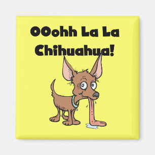 Íman T-shirt e presentes da chihuahua do La do La de