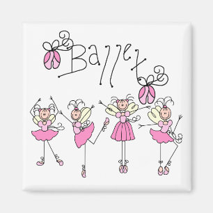 Íman T-shirt e presentes do balé