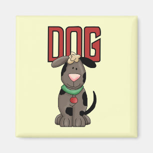 Íman T-shirt e presentes do cão