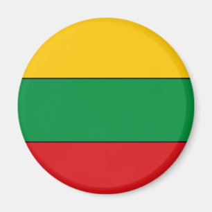 Íman T-shirt e presentes lituanos da bandeira