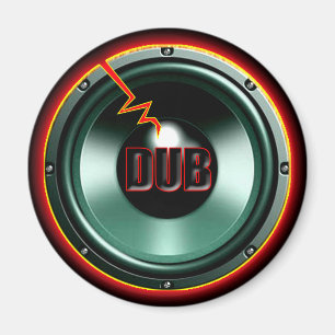 Íman T-shirt ENCARNADOS do WOOFER do DUB