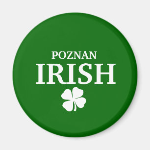 Íman T-shirt irlandês feito sob encomenda orgulhoso da