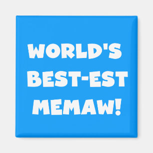 Íman T-shirt preto e branco do Melhor-est Memaw do