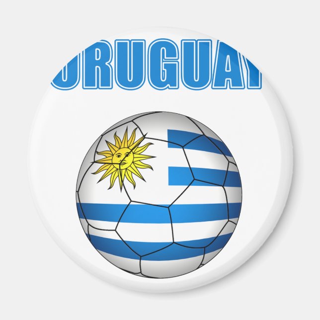 Íman T-shirts do Uruguai Socccer 2010 (Frente)