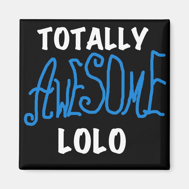 Íman T-shirts e presentes, totalmente incríveis, azuis (Frente)