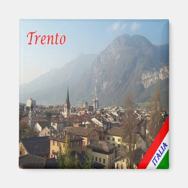 Íman TAA011 TRENTO, Trentino Alto Adige, Itália, Fridge (Frente)
