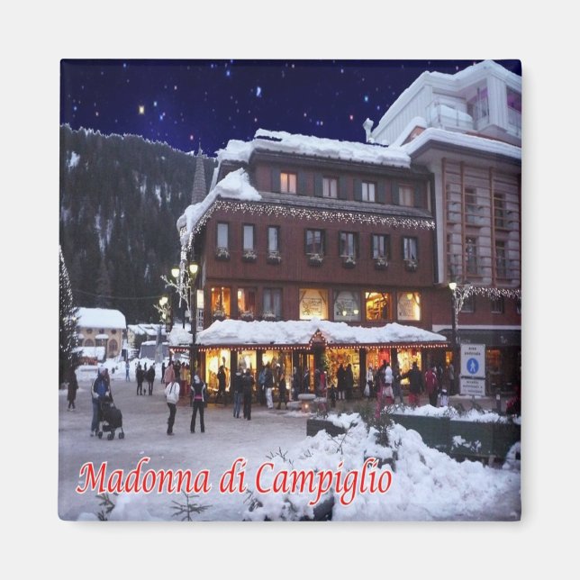 Íman TAA035 MADONNA DI CAMPIGLIO COM Neve - Fecho (Frente)