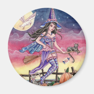 Íman Tabitha - Bruxa, Gato e Coruja