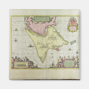 Íman Tabula Magellanica, Quatierrae del Fuego, placa 18