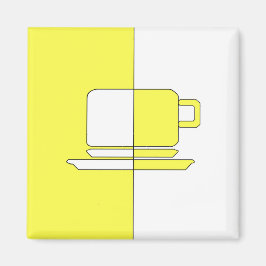 Íman Taça Amarela e Branca