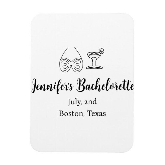 Íman Taça de cóctel de biquíni festa de solteira adicio (Vertical)