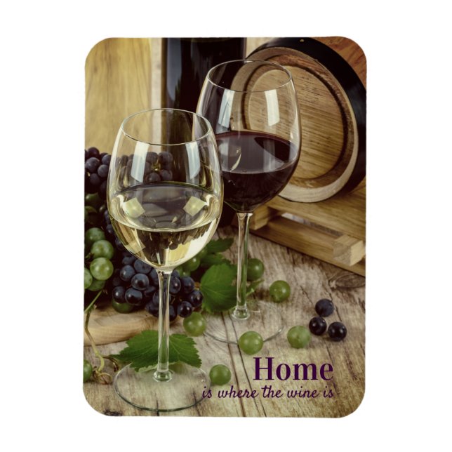 Íman Taças de Vinho Tinto e Branco Rústicas Barril de U (Vertical)