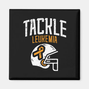 Íman Tackle Leukemia Capacete Laranja Fita Câncer de Sa