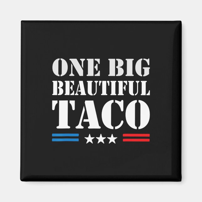 Íman Taco Apelido Memória - Uma Grande Bela Bill Engraç (Frente)