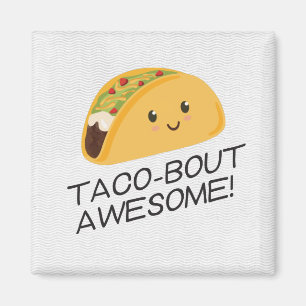 Íman Taco-ataque bonito do Taco de Kawaii