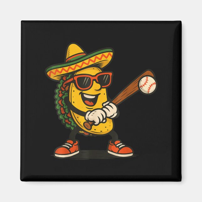 Íman Taco beisebol cinco de maio  (Frente)