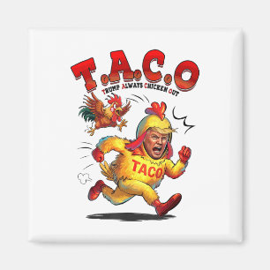 Íman Taco Engraçado Trump Sempre Foge Camisas Homens Qu