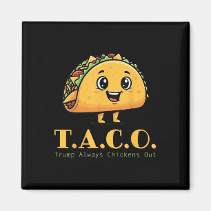 Íman Taco Engraçado Trump Sempre Foge Frangos Bonitos