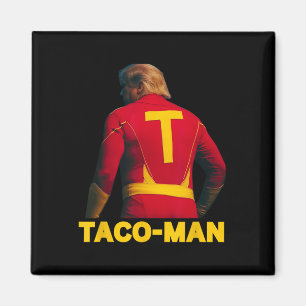 Íman Taco-man Divertido Anti-trump Halloween Fantasia P