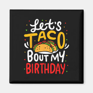 Íman Taco Sobre Meu Aniversário Engraçado Cinco De Mayo