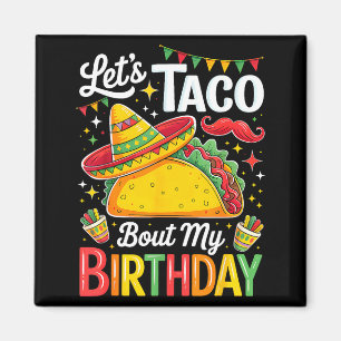 Íman Taco sobre o aniversário engraçado cinco de maio m