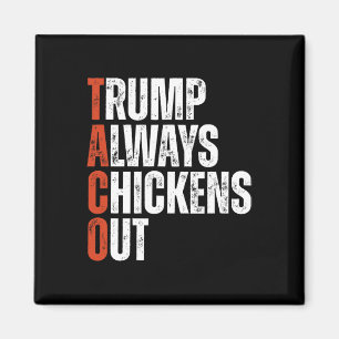Íman Taco Trump Sempre Desiste Dizendo Tarifa Engraçada