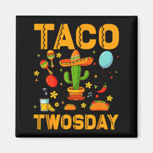 Íman Taco twosday cinco de mayo menino menina de 2 anos