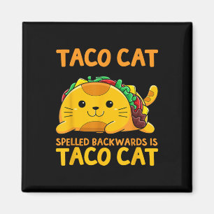 Íman Tacocat Espelhado Para Trás Camisa Taco Cinco De
