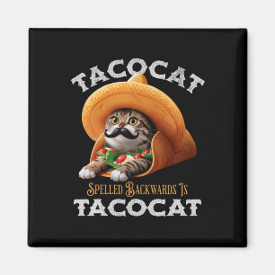Íman Tacocat Ortografado Para Trás É Tacocat Comida Mex