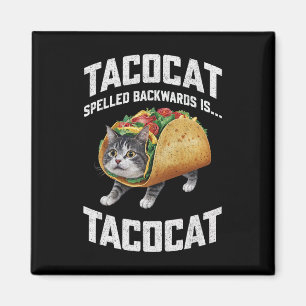 Íman Tacocat Ortografado Para Trás É Tacocat Shirt Taco