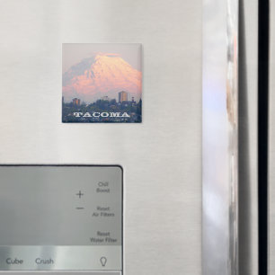 Íman Tacoma, Washington e Monte Rainier Photo